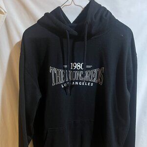 The Hundreds Los Angeles 1980 Hoodie Men Size Large Black Used Good Condition$40